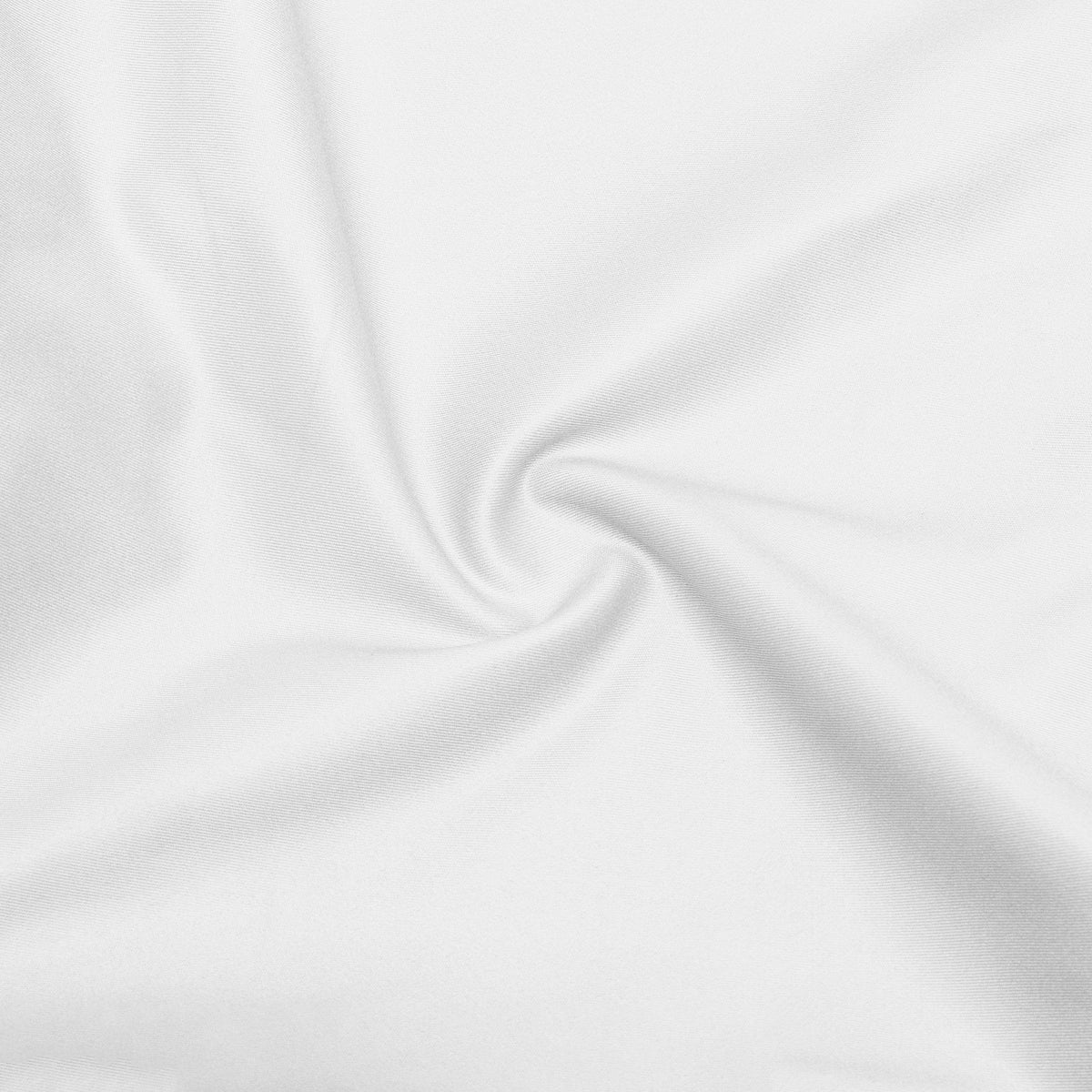 White stretch knit fabric swatch