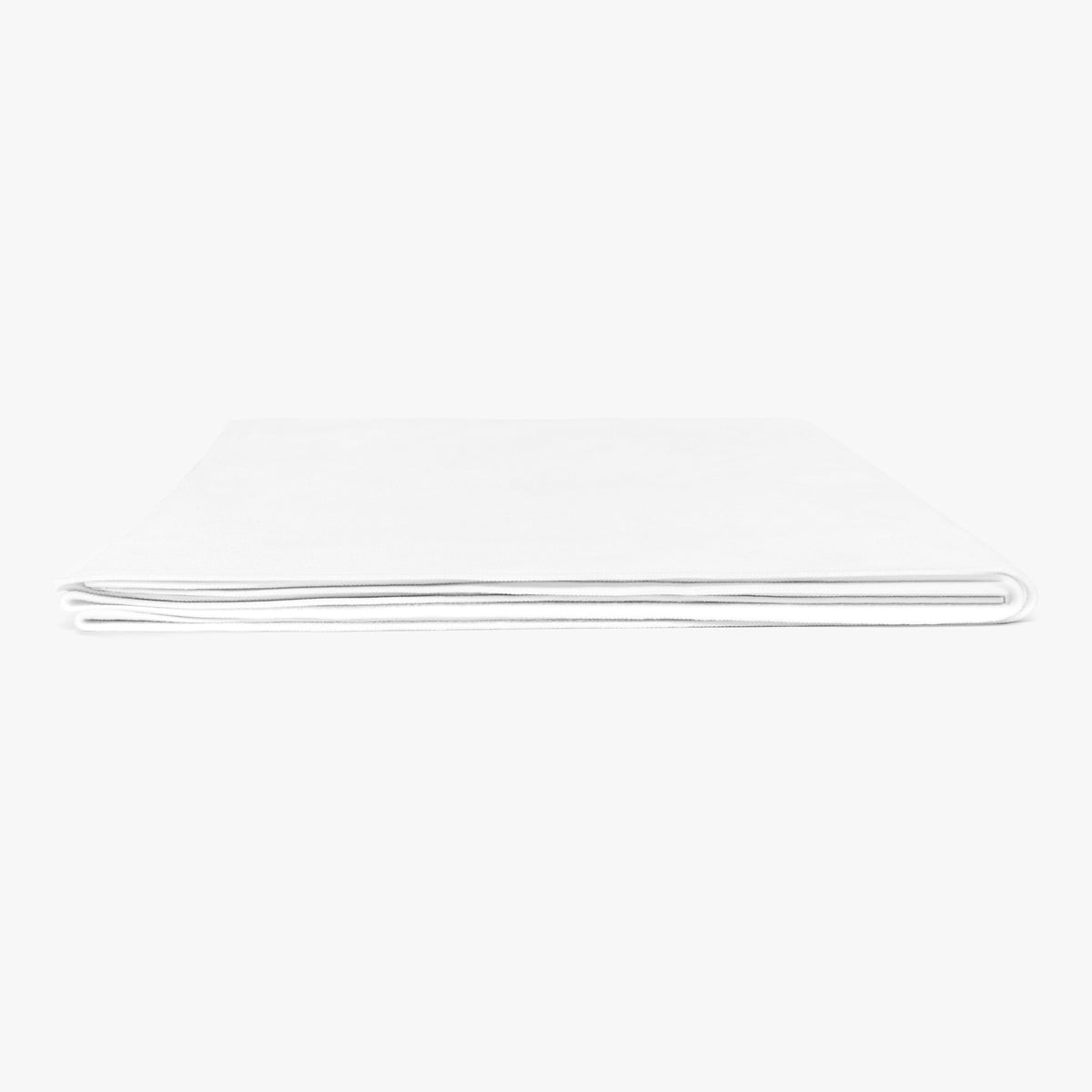 Folded lightweight beach towel with smooth fabric finish
