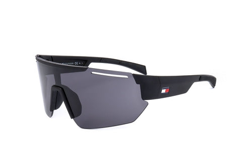 Tommy Hilfiger Men's Sunglasses TH 1721 S – Matte Black Designer Eyewear